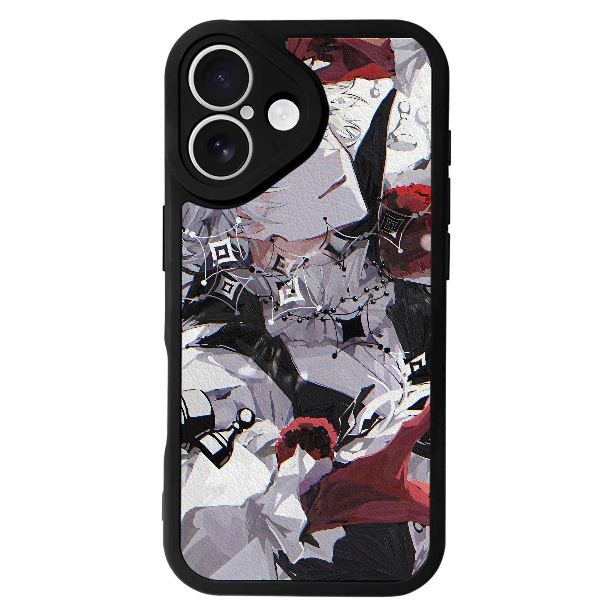 （画像用） 文豪ストレイドッグス Bungo Stray Dogs 【iPhone 16シリーズ対応】シリコンスマホケース（レザー調） 材質：シリコン